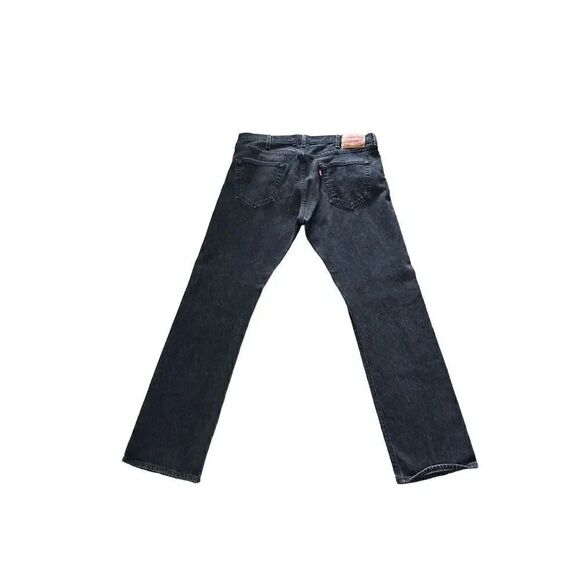 Levis men's black button fly jeans - Picture 2 of 6
